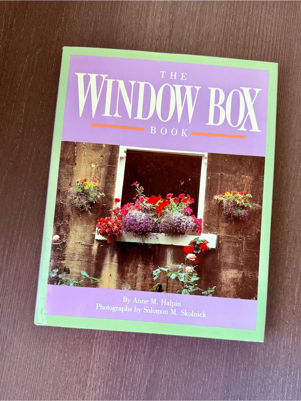 The Window Box Book Anne Halpin Hardcover Garden Design Photography